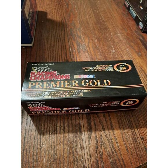 Vintage 96 Racing Champions Gold Bill Elliott McDonald Die Cast Nascar Race Car - Picture 9 of 10